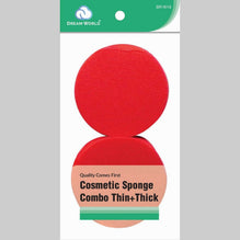 Brittny Cosemtic Sponge Rubber Red 2-Piece Pack