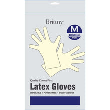 Brittny Latex Gloves 10 Pieces Pack Medium