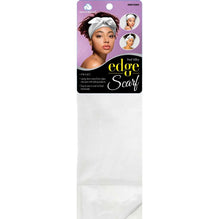 Dream Women Scarf Satin Edge White